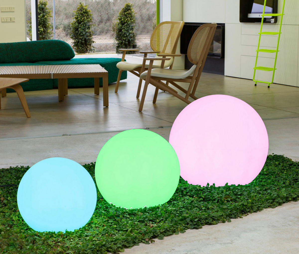 SOLARLEUCHTE BULY 40 cm  - Transparent/Weiß, KONVENTIONELL, Kunststoff (40cm) - Newgarden