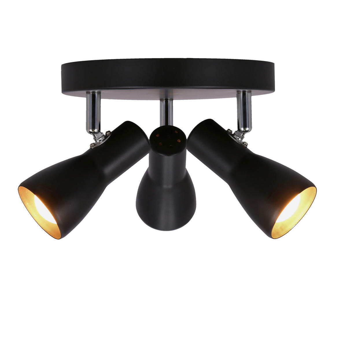 STRAHLER 29/29/8 cm   - Schwarz, Trend, Metall (29/29/8cm)