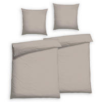Bettwäsche 2er Set 4-teilig Satin 135/200 cm  - Salbeigrün, Basics, Textil (135/200cm) - Florella