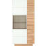 VITRINE Wildeiche massiv, mehrschichtige Massivholzplatte (Tischlerplatte) Eichefarben, Weiß - Eichefarben/Weiß, Design, Glas/Holz (96/202/42.5cm) - Voglauer