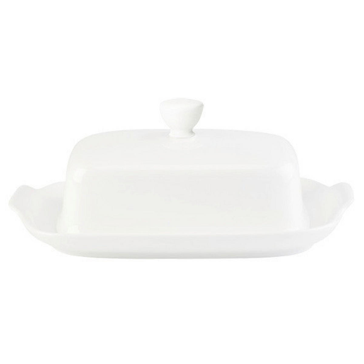 BUTTERDOSENSCHALE - Weiß, Basics, Keramik (20/15cm) - Noblesse - V&B