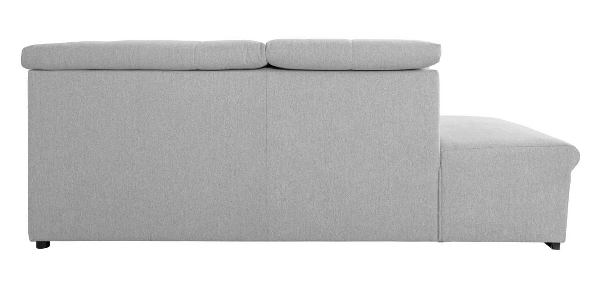 WOHNLANDSCHAFT Hellgrau  - Hellgrau/Grau, Design, Textil/Metall (215/328/173cm) - MID.YOU