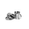 BECHERSET  2-teilig  - Silberfarben, Basics, Metall (16,2/11,4/11,3cm) - Echtwerk