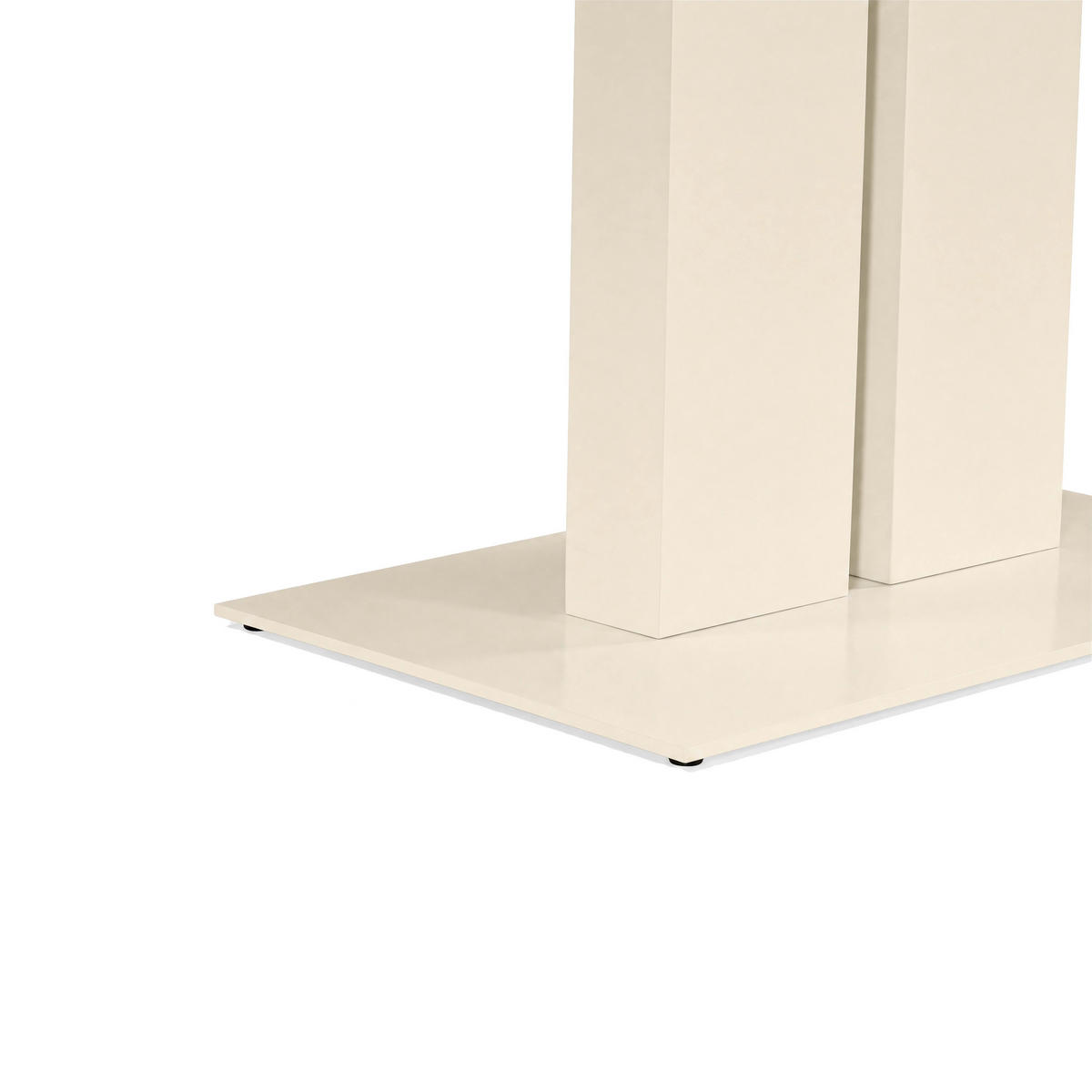 ESSTISCH 160/95/76 cm Echtholz  Holz, Metall rechteckig Creme, Akaziefarben  - Creme/Akaziefarben, MODERN, Holz/Metall (160/95/76cm) - Lomoco