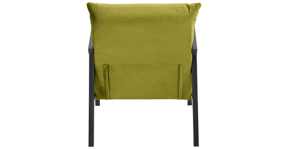 SESSEL Mikrofaser Grün    - Wengefarben/Grün, Design, Holz/Textil (63/76/80cm) - Carryhome