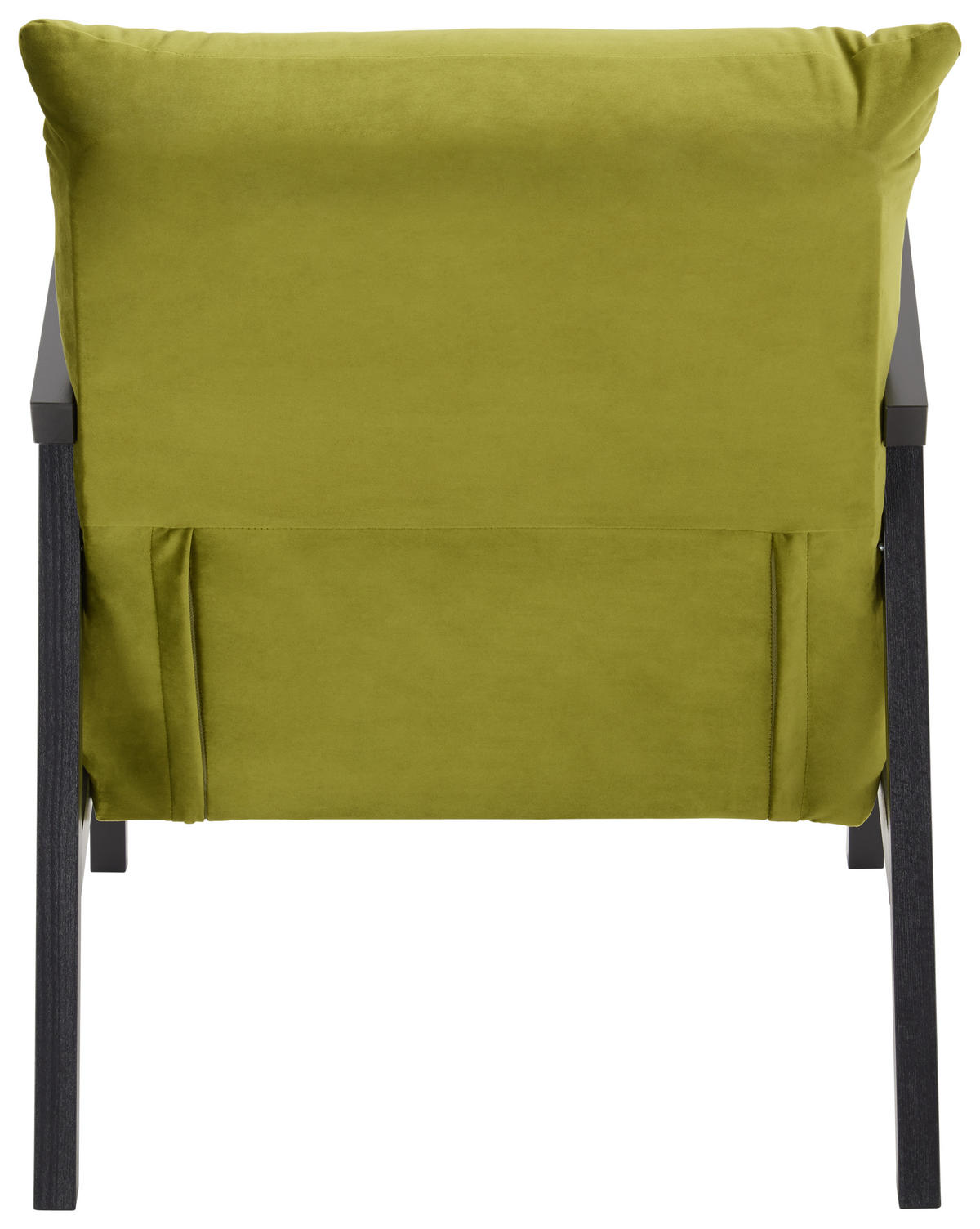 KRESLO, textil, zelená - zelená/farba wenge, Design, drevo/textil (63/76/80cm) - Carryhome