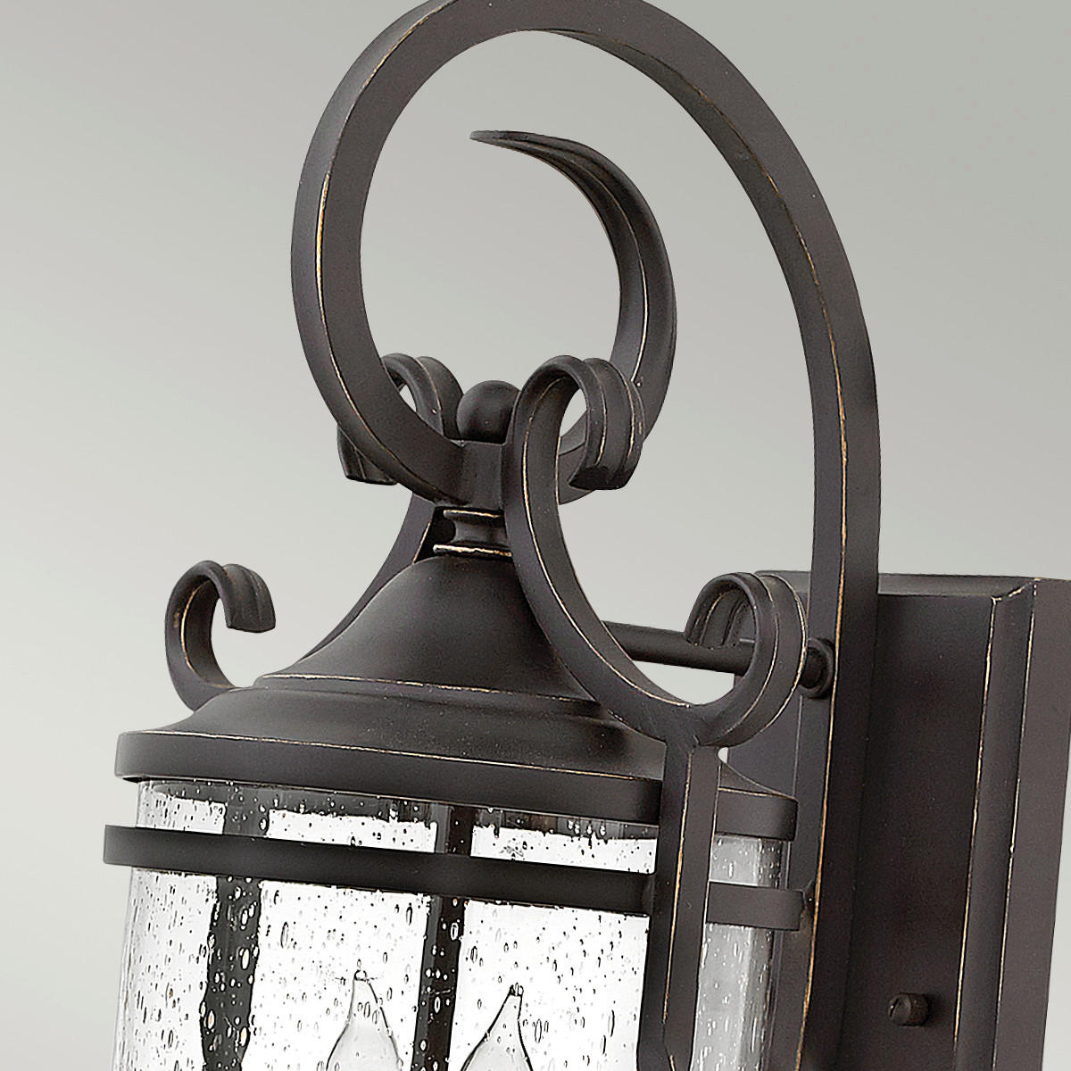 VÄGGLAMPA FÖR UTOMHUS - svart, Basics, metall/glas (24,8/23,6/54,1cm) - Elstead Lighting