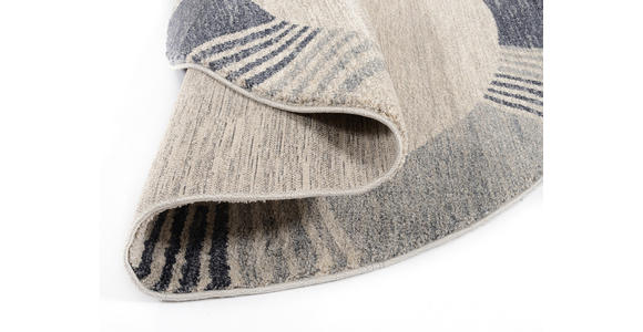 WEBTEPPICH 200 cm Palazzo Lobo Blau, Grau - Blau/Grau, KONVENTIONELL, Textil (200cm) - Novel
