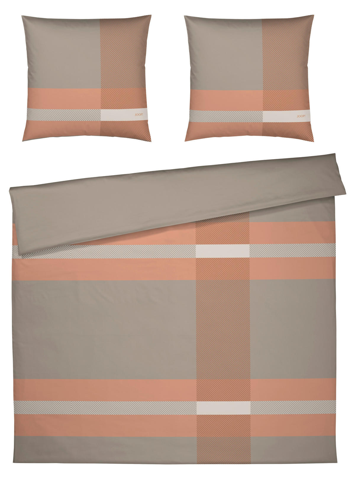 BETTWÄSCHE Modern Makosatin 200/200 cm  - Kupferfarben, Design, Naturmaterialien/Textil (200/200cm) - Joop!