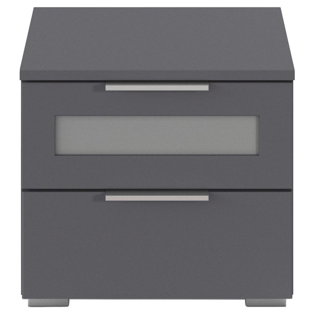 Nachtkästchen Mars 2l-gr Grau B: 36 Cm