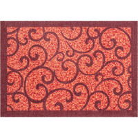FUßMATTE 60/85 cm Grillo  - Anthrazit/Rot, LIFESTYLE, Kunststoff/Textil (60/85cm) - Grund