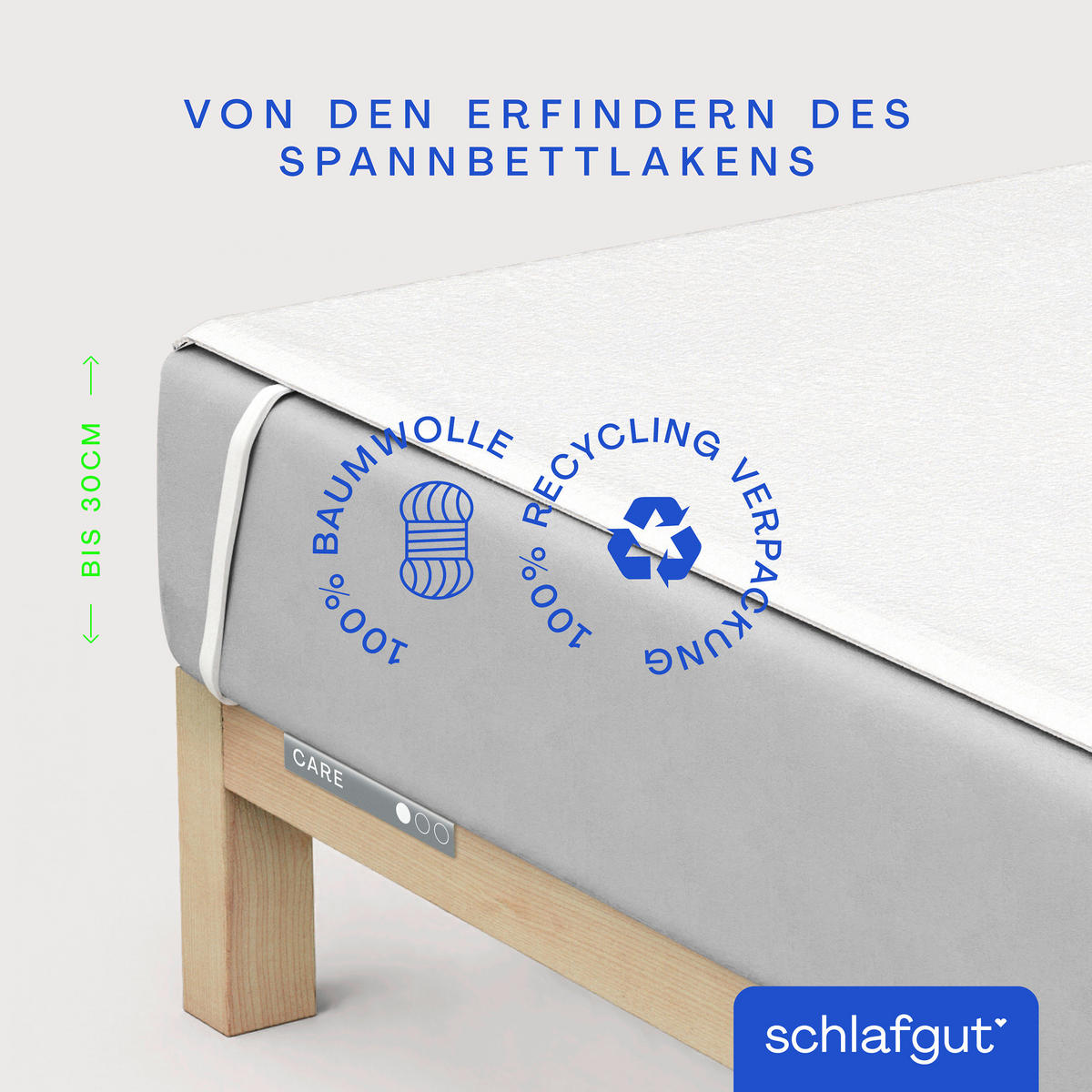 MATRATZENAUFLAGE - Weiß, Basics, Textil (90/200cm) - Schlafgut