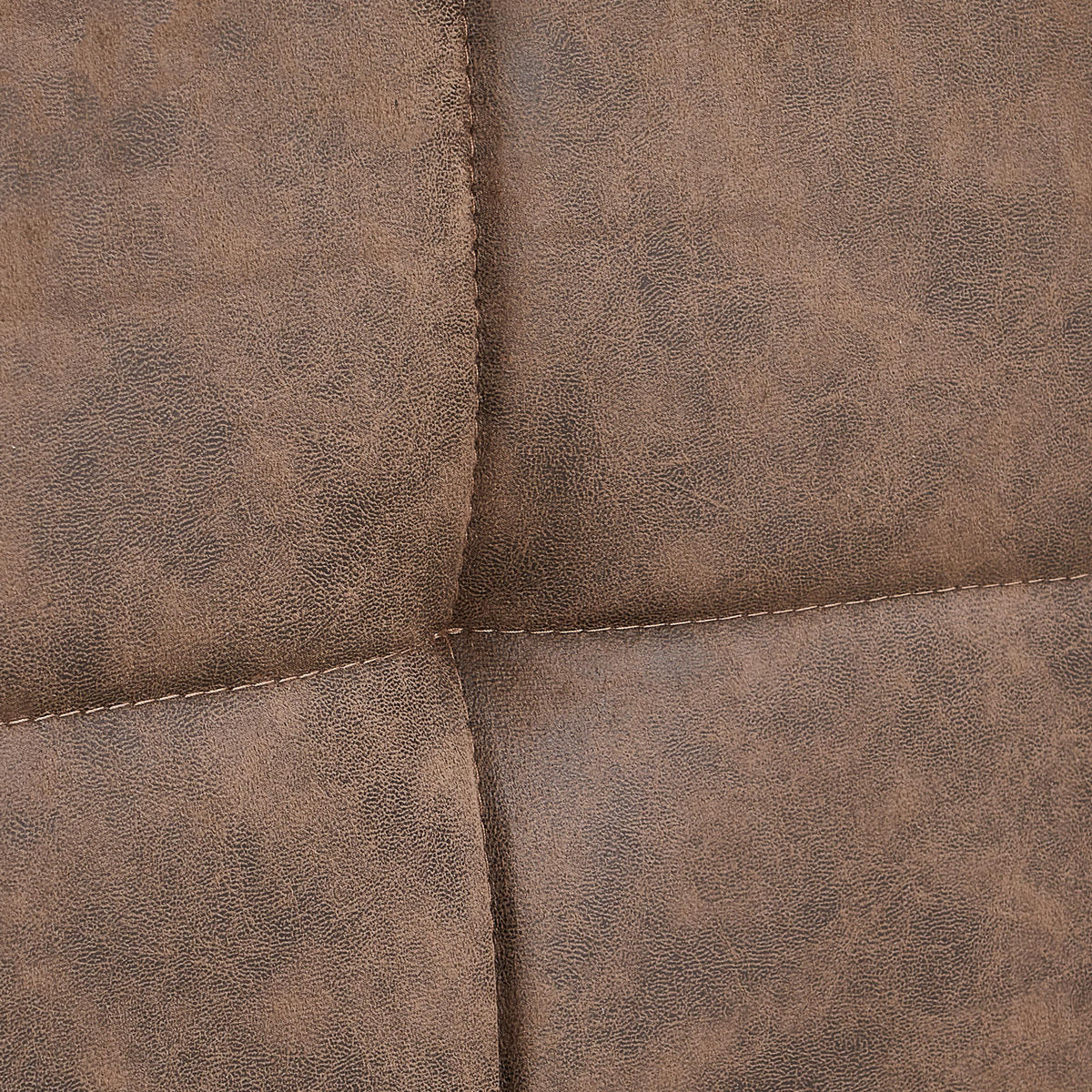 SCHWINGSTUHL  in Eisen Mikrofaser  - Schwarz/Braun, Modern, Holz/Textil (47/98/62cm) - Livetastic