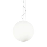 HÄNGELEUCHTE Mapa Bianco SP1 50/75-250 cm   - Weiß, Basics, Glas (50/75-250cm) - Ideal Lux