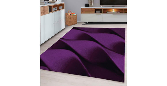 FLACHWEBETEPPICH 140/200 cm Parma Lila - Lila, Design, Textil (140/200cm) - Novel
