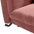 SCHLAFSESSEL Cord Rot    - Rot/Schwarz, Design, Textil/Metall (85/85/100cm) - Carryhome