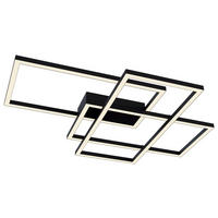 STROPNA SVETILKA 68/78/8 cm   - črna, Basics, kovina/umetna masa (68/78/8cm) - MAYTONI