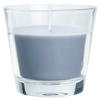 KERZE IM GLAS - Transparent/Grau, Basics, Glas/Naturmaterialien (9/8cm) - Boxxx