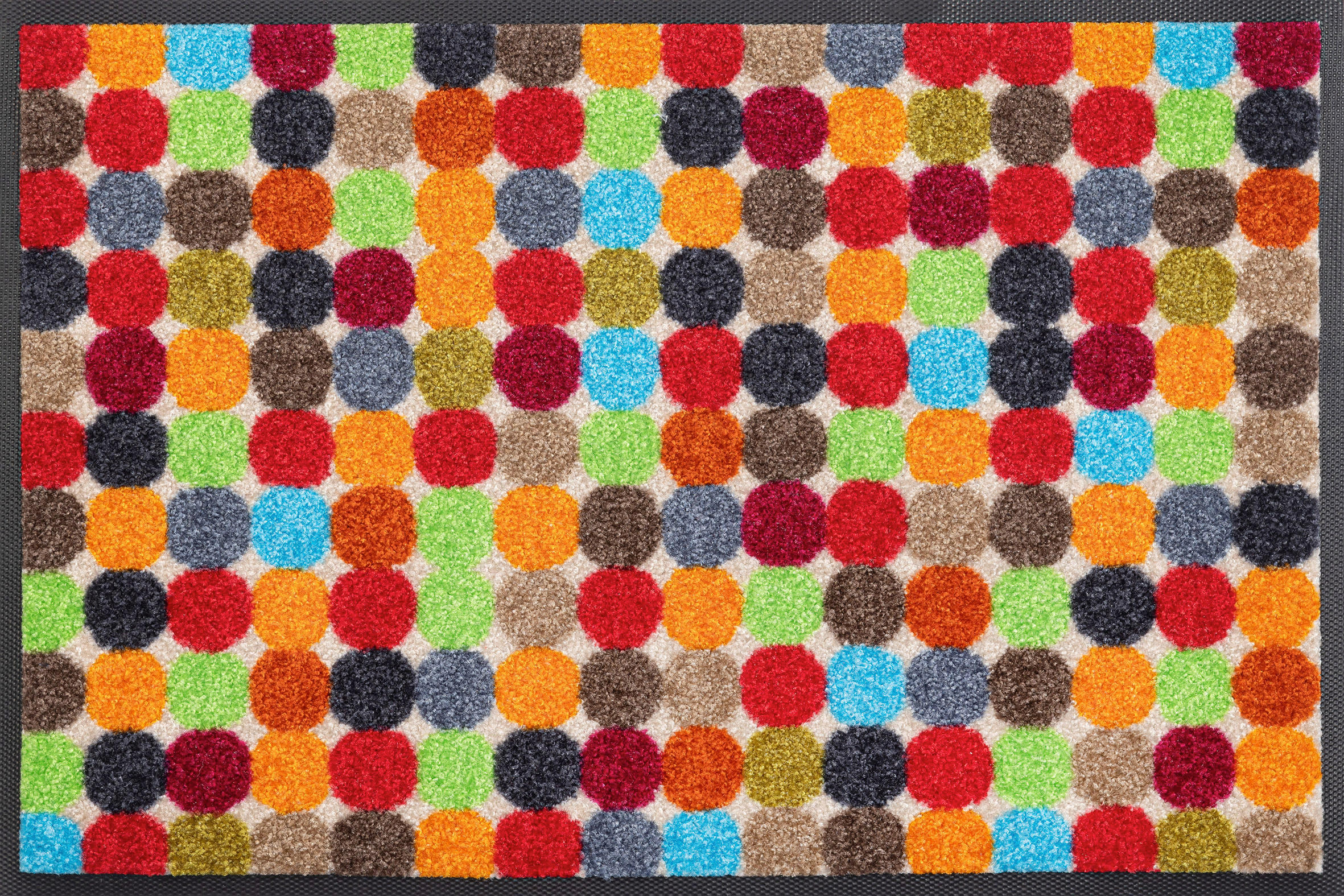 wash+dry FUßMATTE Mikado Dots Mehrfarbig 40x60 cm