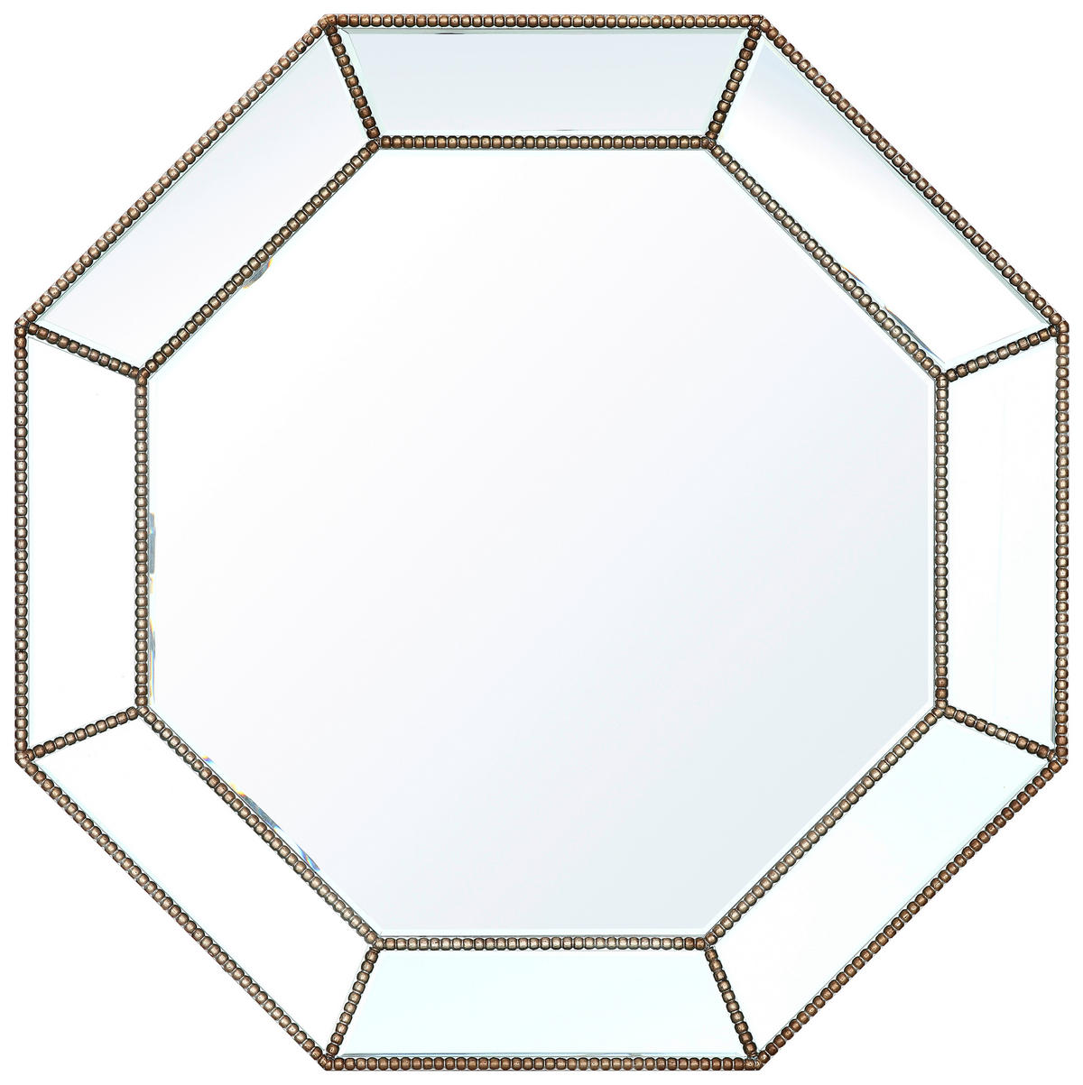 WANDSPIEGEL 80/80/4 cm  - Klar/Dunkelbraun, Design, Glas/Holzwerkstoff (80/80/4cm) - MID.YOU