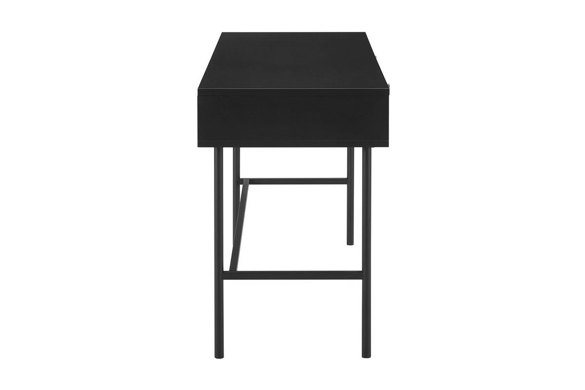 SCHREIBTISCH 120/50/75 cm  in Schwarz, Eichefarben  - Eichefarben/Schwarz, Design, Holz/Holzwerkstoff (120/50/75cm) - Livetastic