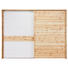 SCHWEBETÜRENSCHRANK in massiv Zirbe Weiß, Zirbelkieferfarben - Zirbelkieferfarben/Weiß, Natur, Glas/Holz (250/225/65cm) - Valnatura SCHWEBETÜRENSCHRANK in massiv Zirbe Weiß, Zirbelkieferfarben - Zirbelkieferfarben/Weiß, Natur, Glas/Holz (250/225/65cm) - Valnatura