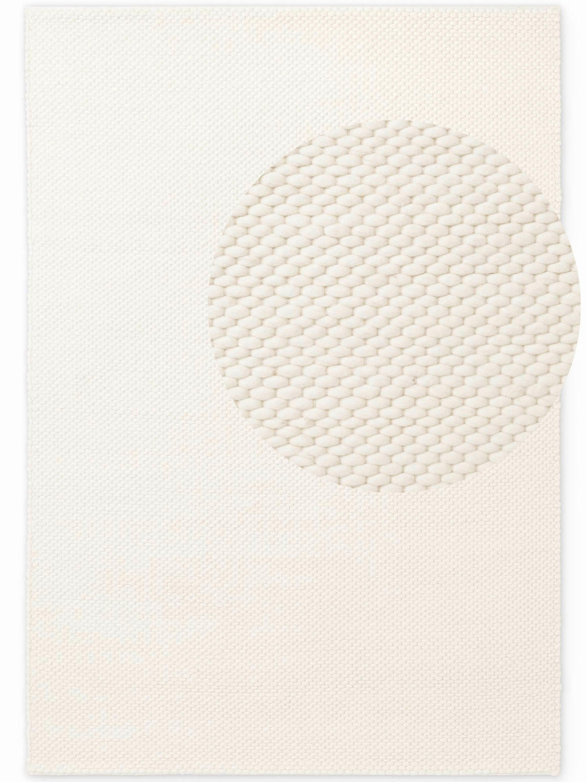 WOLLTEPPICH 160/230 cm Lyon Creme rechteckig  - Creme, Basics, Textil (160/230cm) - Elle Decoration