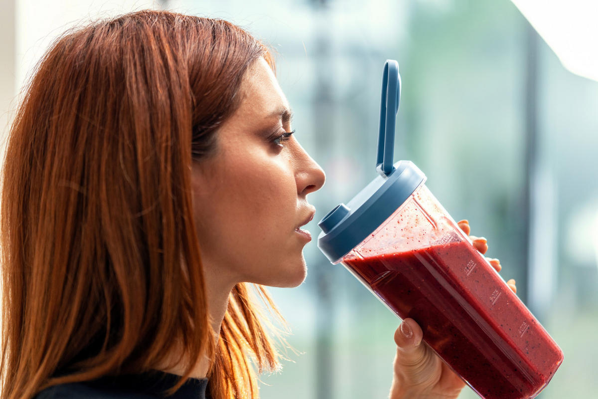 STANDMIXER ON THE GO  - Pastellblau, Basics, Kunststoff (300ml) - GUZZINI