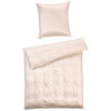 BETTWÄSCHE Cornflower Jacquard, Makosatin 135/200 cm  - Champagner/Naturfarben, Basics, Textil (135/200cm) - Joop!