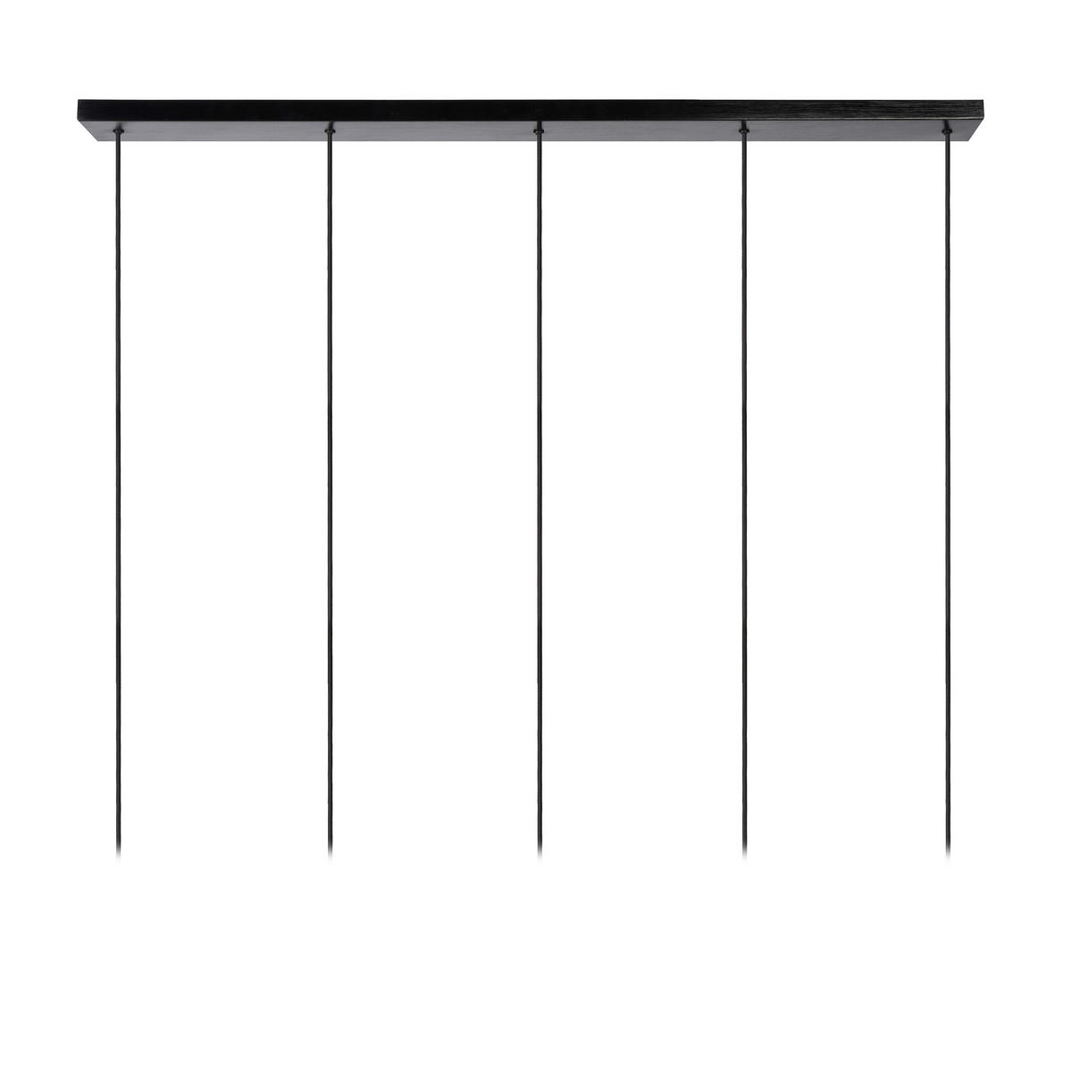 HÄNGELEUCHTE Orlando 112/10/172 cm   - Hellgrau, Design, Glas (112/10/172cm) - Lucide