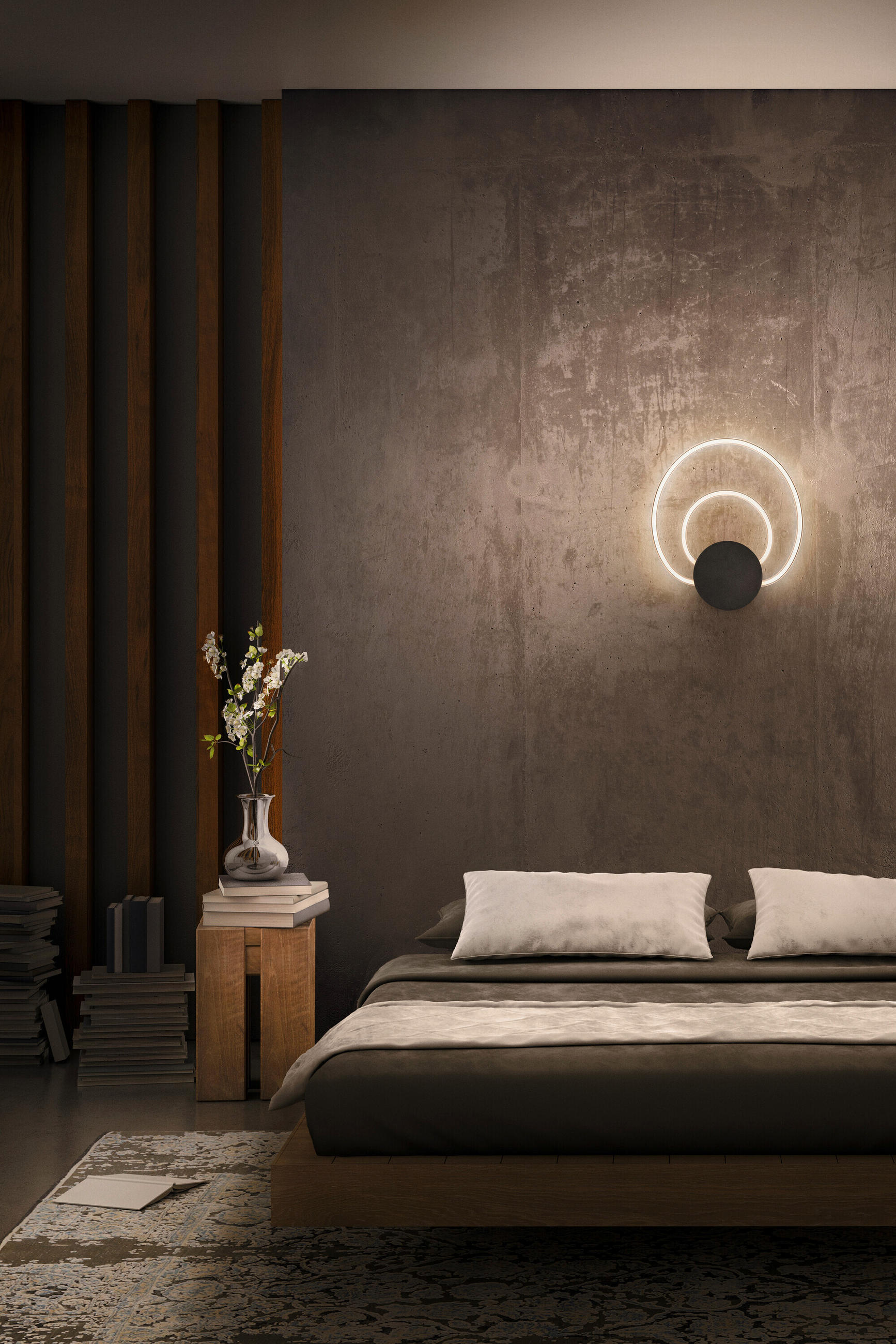 LED-WANDLEUCHTE 33,5/3,9/41,6 cm   - Dunkelgrau, Design, Kunststoff (33,5/3,9/41,6cm) - Ledvance