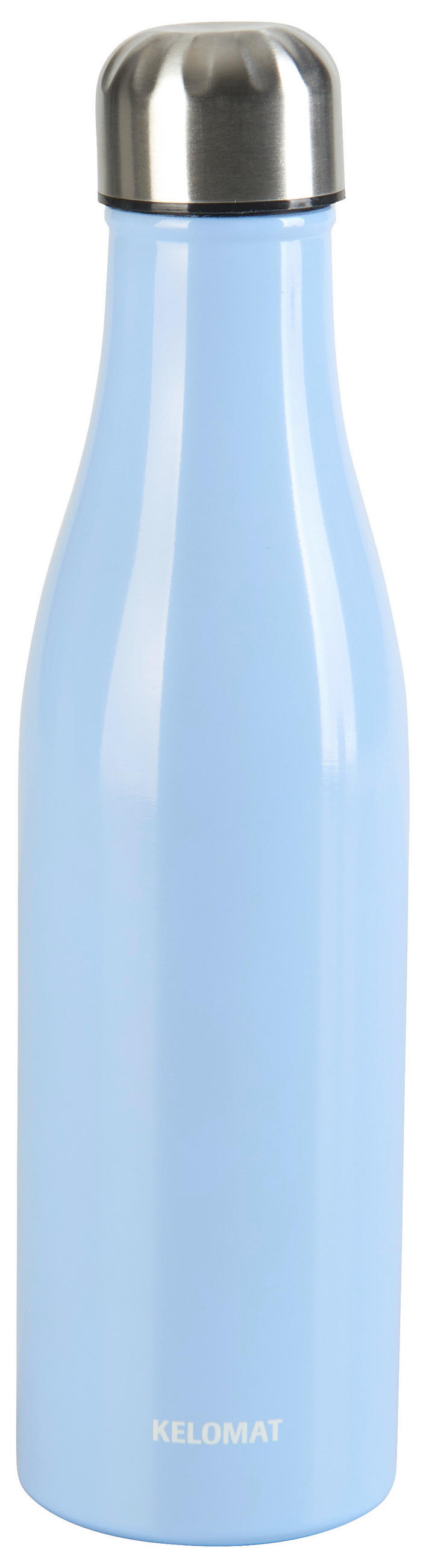 ISOLIERFLASCHE 0.5 l  - Hellblau, KONVENTIONELL, Metall (0,5cm) - Kelomat
