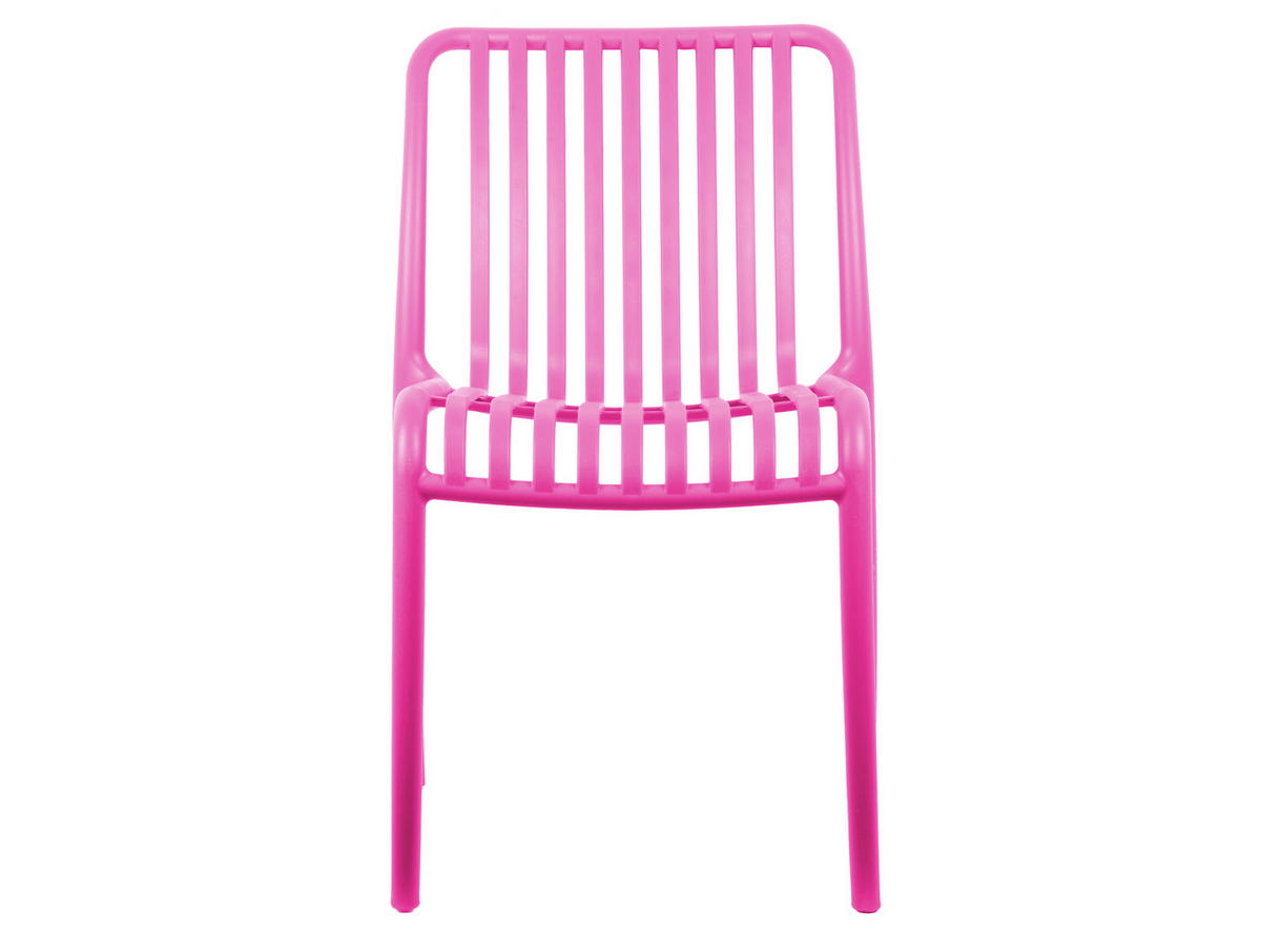 STUHL  in Kunststoff matt  - Pink, Basics, Kunststoff (42/58/79cm) - Leitmotiv
