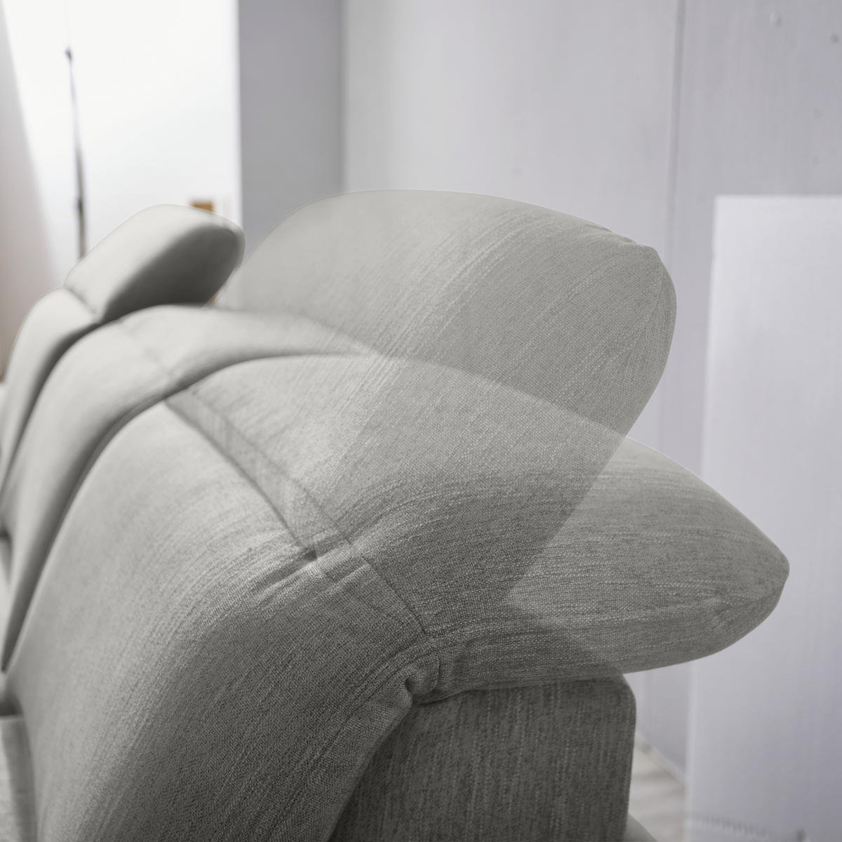 ECKSOFA in Webstoff Anthrazit  - Anthrazit/Schwarz, Design, Textil/Metall (180/289cm) - Stylife