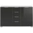 KOMMODE 130/83/41 cm - Chromfarben/Alufarben, Design, Glas/Holzwerkstoff (130/83/41cm) - Carryhome KOMMODE 130/83/41 cm - Chromfarben/Alufarben, Design, Glas/Holzwerkstoff (130/83/41cm) - Carryhome