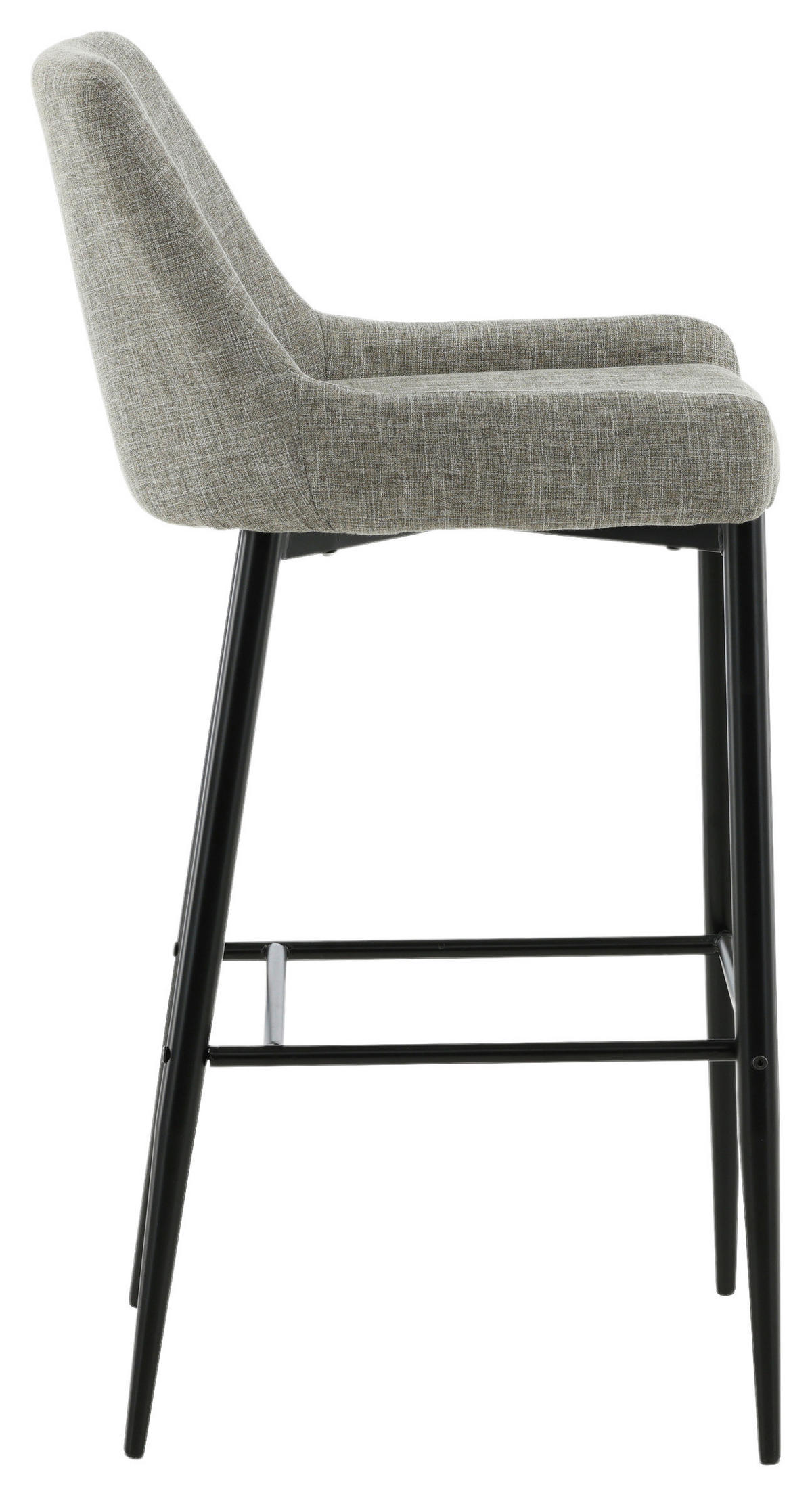 BARHOCKER-SET in Schwarz, Beige  - Beige/Schwarz, Design, Textil/Metall (48/105/57cm) - Livetastic