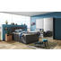 BOXSPRINGBETT 160 cm x 200 cm in Textil Hellgrau - Wengefarben/Hellgrau, KONVENTIONELL, Holz/Holzwerkstoff (160/200cm) - Carryhome