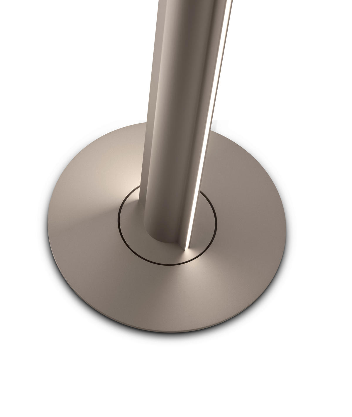 LED-STEHLEUCHTE 30/183 cm    - Weiß/Cappuccino, Design, Kunststoff/Metall (30/183cm) - Helestra