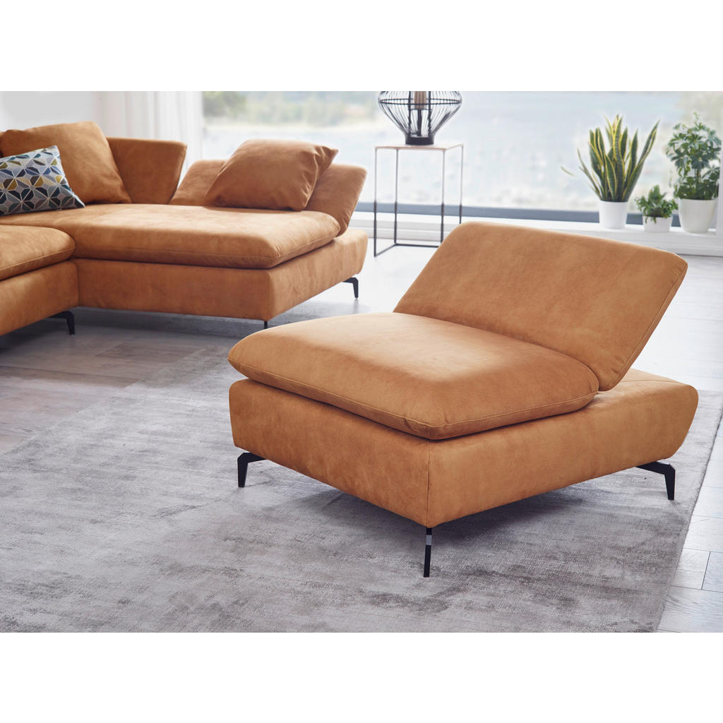 Thumbnail - Chilliano Ecksofa, Dunkelbraun, Textil, 3-Sitzer, Ottomane links, L-Form, 315x200 cm, Emas, Dgm, Goldenes M, Typenauswah...