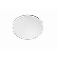 LED-DECKENLEUCHTE 80/4 cm    - Alufarben/Weiß, Basics, Metall (80/4cm) - BOPP