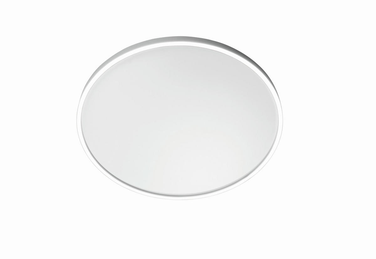 LED-DECKENLEUCHTE 80/4 cm    - Alufarben/Weiß, Basics, Metall (80/4cm) - BOPP