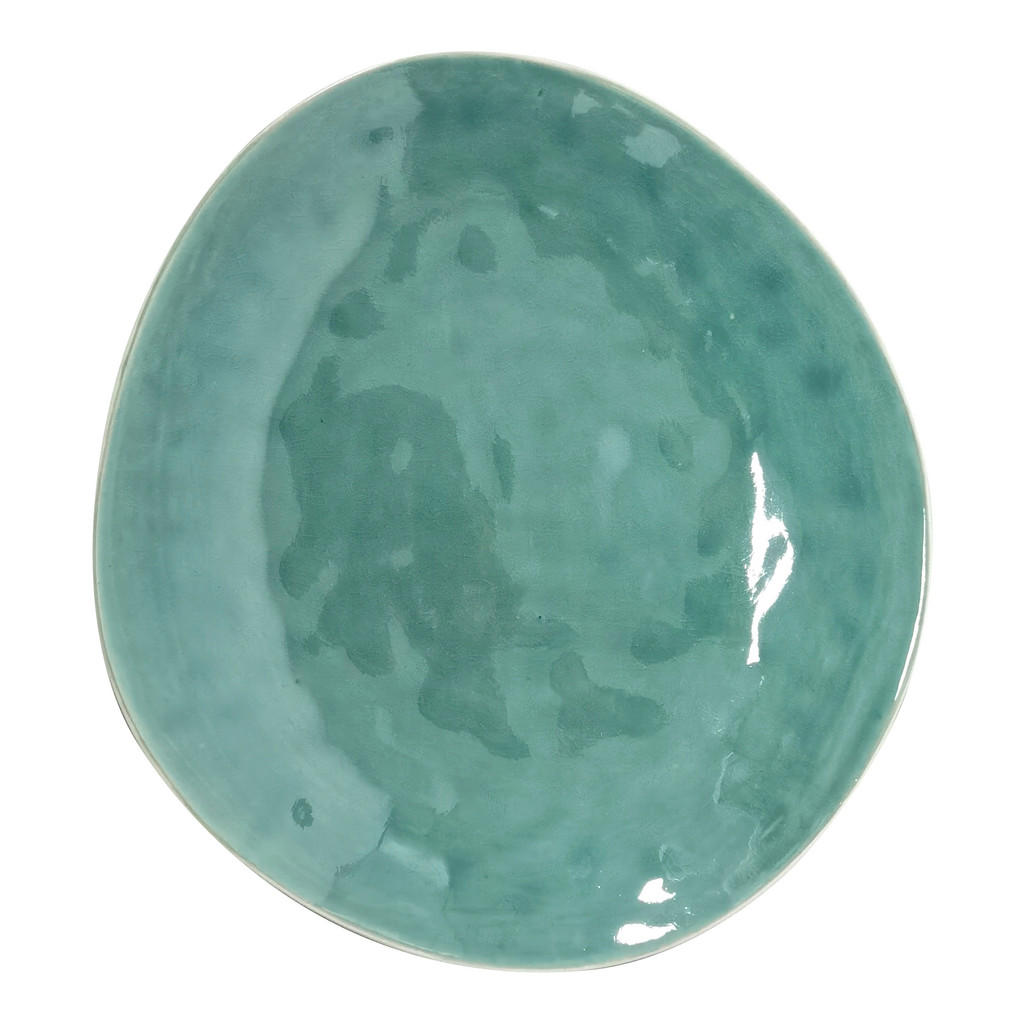 Speiseteller Keramik Blau/ Abstrakt Eugenia Ø Ca. 27,5 Cm