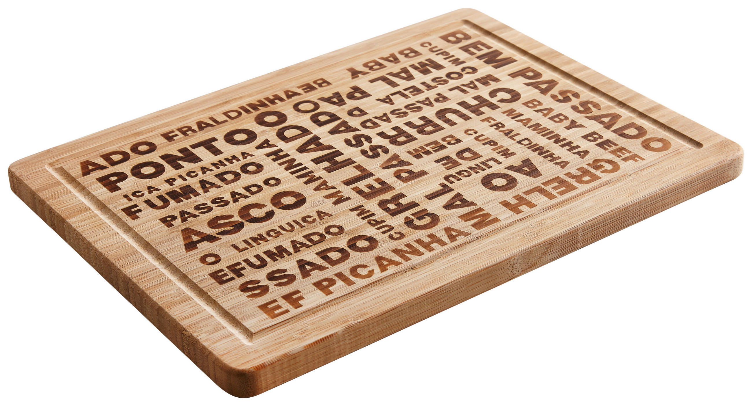 SCHNEIDEBRETT Holz Bambus  - Hellbraun, Basics, Holz (40/30/1,9cm) - Homeware Profession.