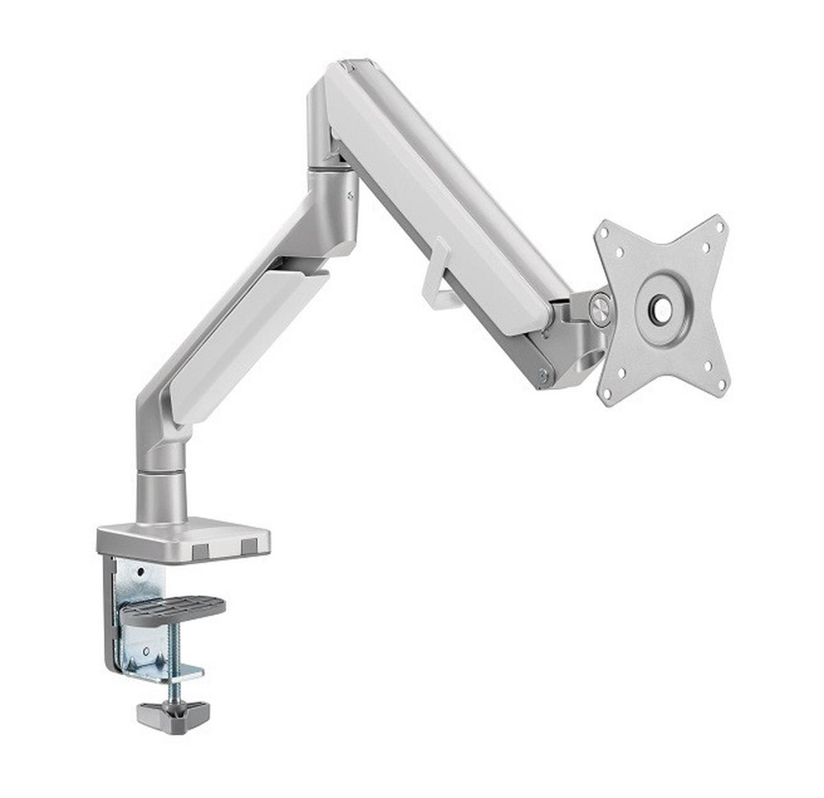 MONITOR-HALTERUNG Metall, Kunststoff Grau, Weiß  - Weiß/Grau, Design, Kunststoff/Metall (56/69,5/11,7cm) - Boxxx