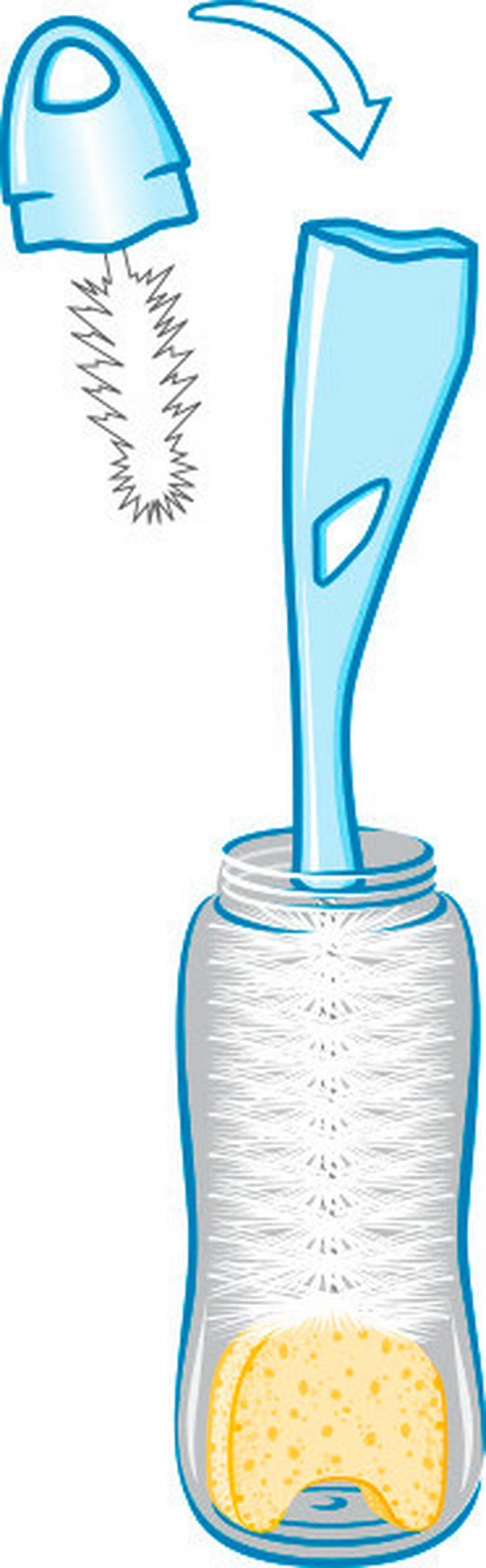 BABYFLASCHENBÜRSTE  - Basics (5/6,5/31,5cm) - NUK