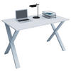 SCHREIBTISCH 140/80/76 cm  in Weiss  - Weiss, Modern, Holzwerkstoff/Metall (140/80/76cm) - MID.YOU