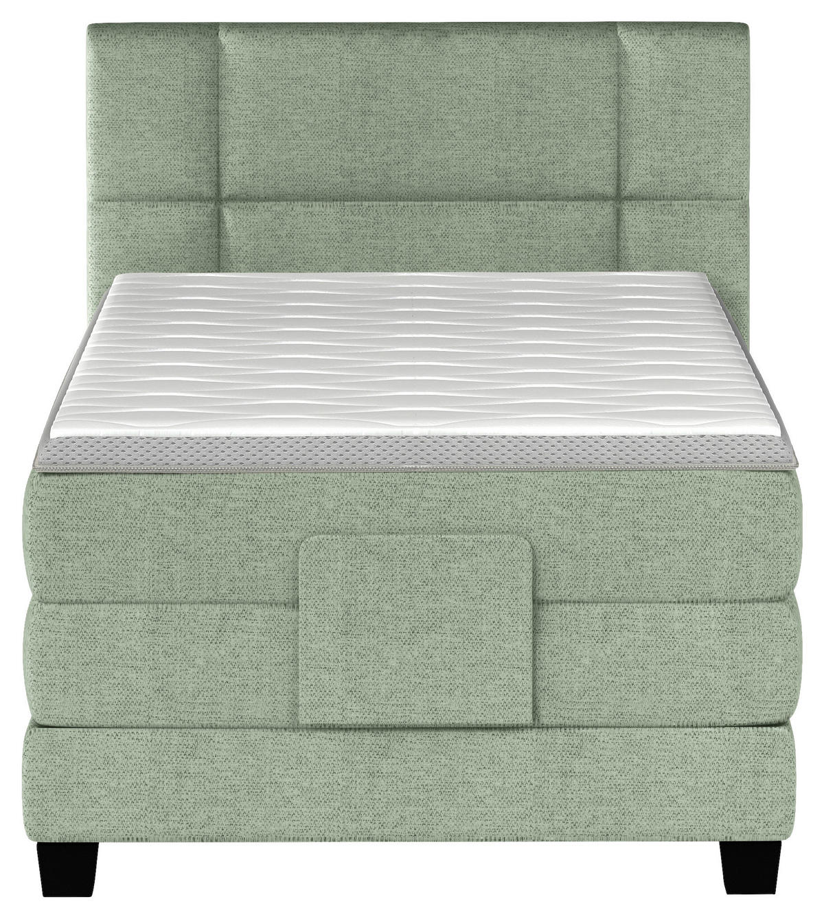 BOXSPRINGBETT 90/200 cm  in Grün  - Schwarz/Grün, KONVENTIONELL, Holz/Kunststoff (90/200cm) - Esposa