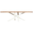 TISCHGESTELL in Metall 160/70/72 cm - Creme, Design, Metall (160/70/72cm) - Landscape