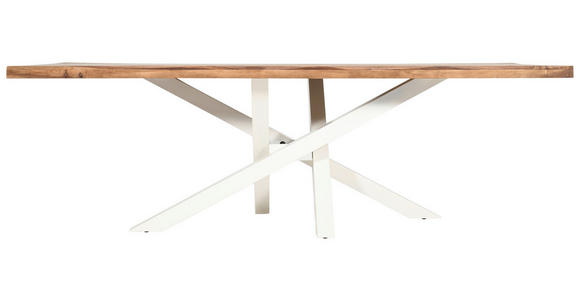 TISCHGESTELL in Metall 160/70/72 cm - Creme, Design, Metall (160/70/72cm) - Landscape
