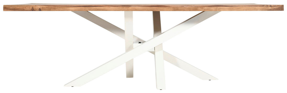 TISCHGESTELL Creme  - Creme, Design, Metall (160/70/72cm) - Landscape